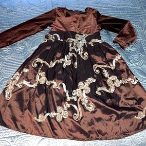 Girls’ Velvet Dress